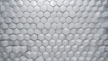Hexagonal geometric pattern for modern digital design and business concepts