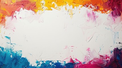 Fototapeta premium A canvas void of color, waiting for your imagination to fill its blank space.