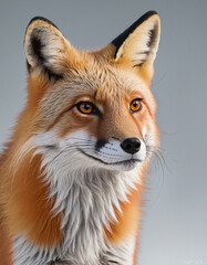 Obraz premium Stealthy and agile predator: a cunning portrait of the red fox
