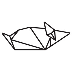 origami mice icon