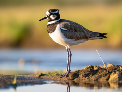 a bird standing on a rock