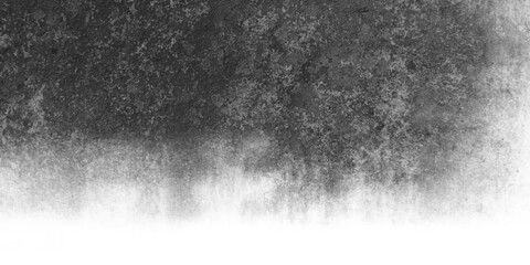 Black and white abstract grunge old concrete wall texture stain isolated overlay decorative vintage background.