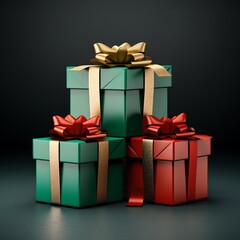 a group of wrapped presents