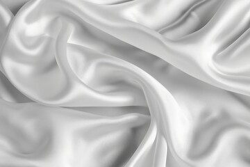Obraz premium smooth white silk background