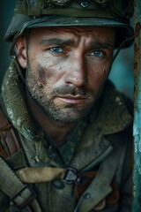 Obraz premium Portrait of a soldier