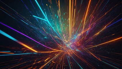 A colorful abstract image of a wave with the words  flow background.