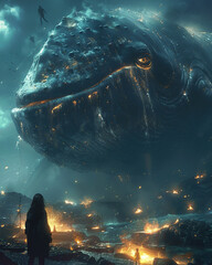 Giant Whale Photo Wallpaper and Background