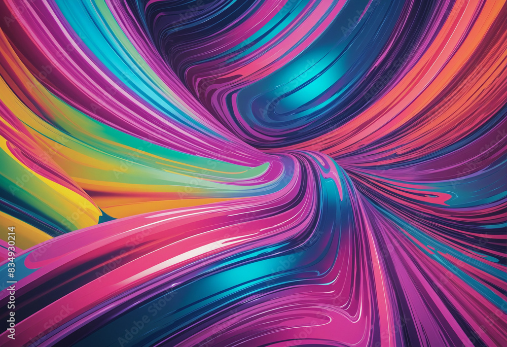 Aufkleber colorful abstract vector holographic background with a soft gradient effect