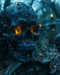 Scary Skeleton Photo Wallpaper and Background