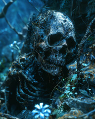 Scary Skeleton Photo Wallpaper and Background