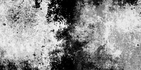 Black and white abstract grunge old concrete wall texture stain isolated overlay decorative vintage background.