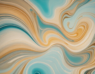 Golden swirls of vibrant digital patterns
