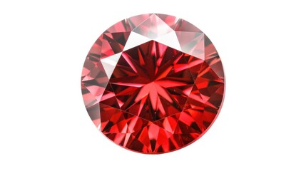 A deep red sapphire represents spirituality.