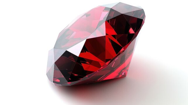 A deep red sapphire represents spirituality.