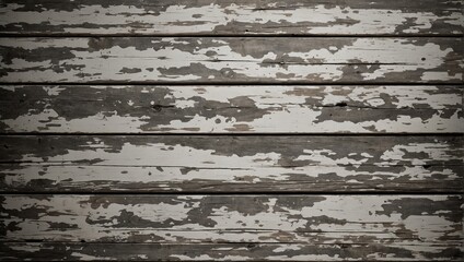 Fototapeta premium Horizontal vector Illustration of old blank empty white and grey coloured grungy blotched wooden textured effect camouflage backgrounds