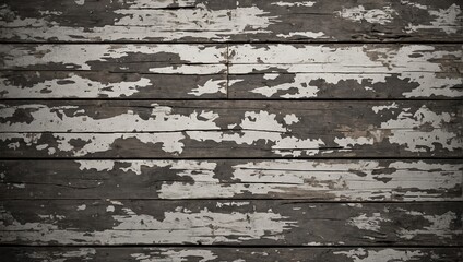 Obraz premium Horizontal vector Illustration of old blank empty white and grey coloured grungy blotched wooden textured effect camouflage backgrounds