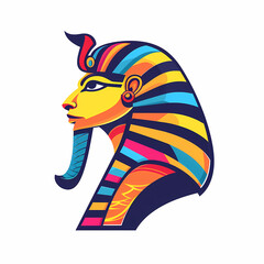 Retro Logo with Iconic Stylized Sphinx Design
