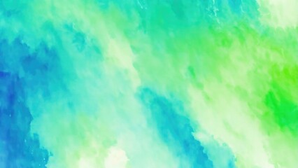 Naklejka premium Abstract watercolor paint background by Green color blue and green with liquid fluid texture for background