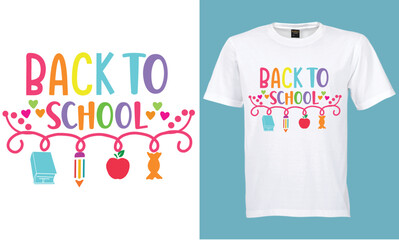 welcome back to school typography t shirt design vector Print Template. Welcome Back to School T-shirt Design My First Day of School Shirt Design Back
