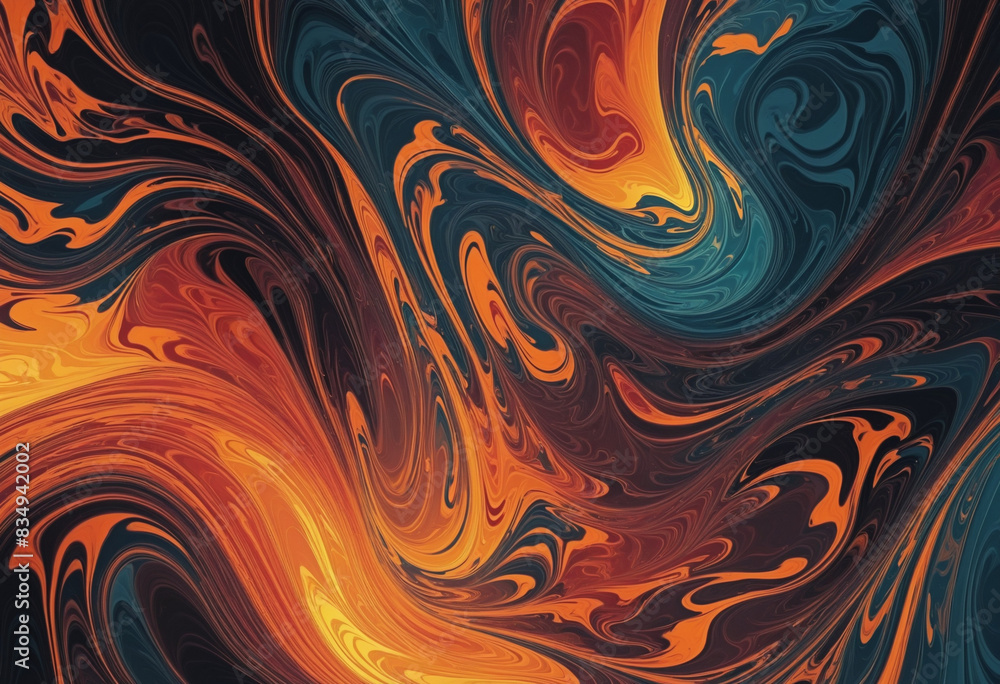 Aufkleber abstract marble background design with a gradient of elegant colors and shapes