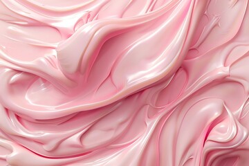 Obraz premium Cosmetic cream background 3D render