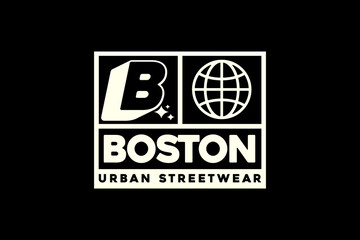 Creative streetwear concept vector boston graphic design