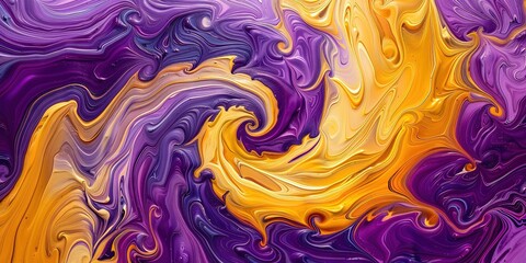 yellow purple swirl 