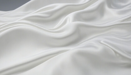 Obraz premium Luxurious Three-Dimensional Silk Flowing in Abstract Organic Waves