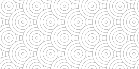 Abstract Overlapping Pattern Minimal diamond geometric waves spiral and abstract circle wave line. gray color seamless tile stripe geometric create retro square line backdrop pattern background.