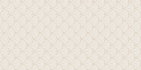 	
Overlapping Pattern Minimal diamond geometric waves spiral and abstract circle wave line. brown color seamless tile stripe geometric create retro square line backdrop pattern background.