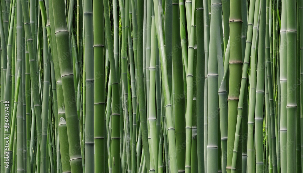 Aufkleber generative ai creates vibrant and lush bamboo forest texture in 8k resolution using machine learning
