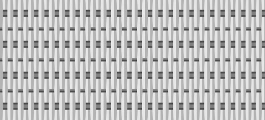 weave woven bamboo panel, seamless pattern texture. vector illustration isolated on white background.