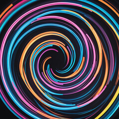 Fototapeta premium Abstract Futuristic 3D Render Design with Colourful Gradient Vector Waves, Generative AI Technology, Isolated on Transparent Background