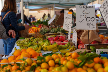 Italian vegetable market
