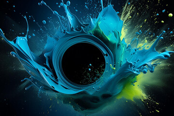 Projection de liquide