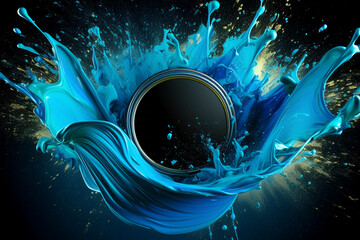 Projection de liquide