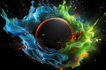 Projection de liquide