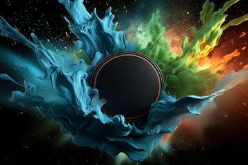 Projection de liquide