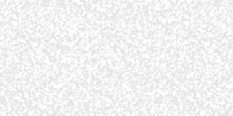 Vector geometric seamless technology gray and white triangle element light background. Abstract digital grid light pattern white Polygon Mosaic triangle Background, business and corporate background.