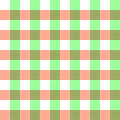 Red and white checkered tablecloth fabric texture for picnic table setting