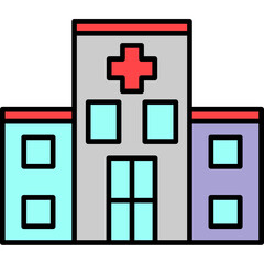 Obraz premium Hospital Icon