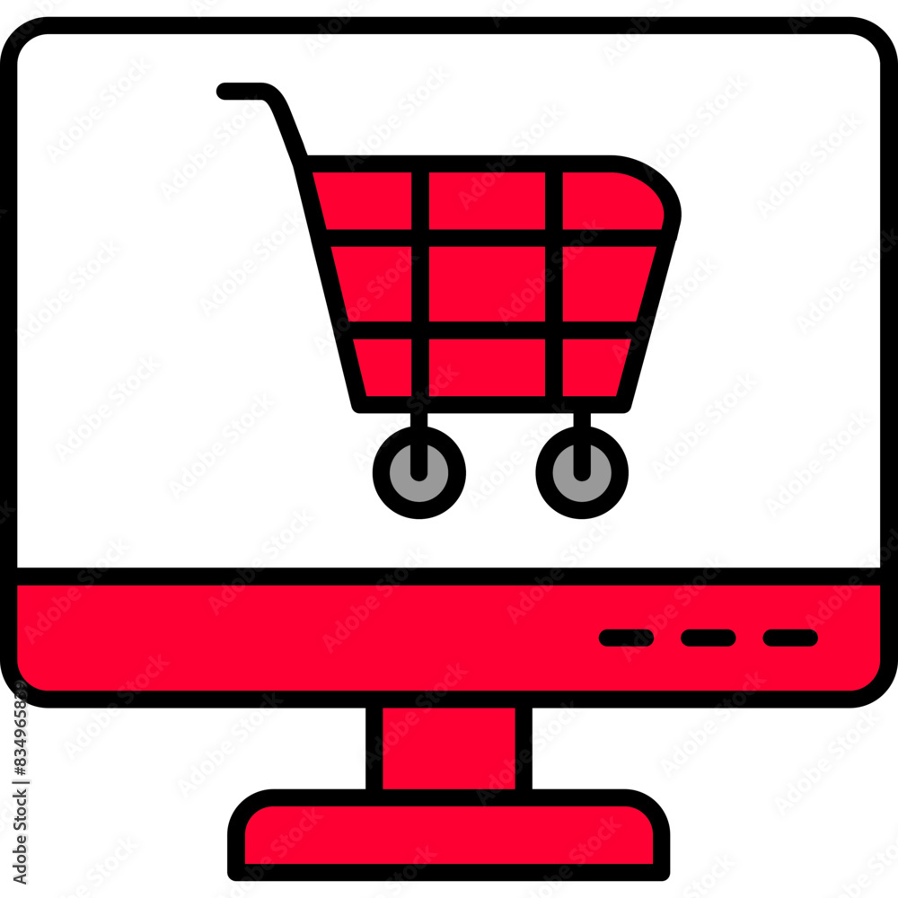 Poster ecommerce icon