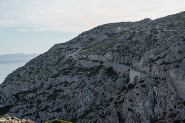 Street to Cap Formentor, Mallorca