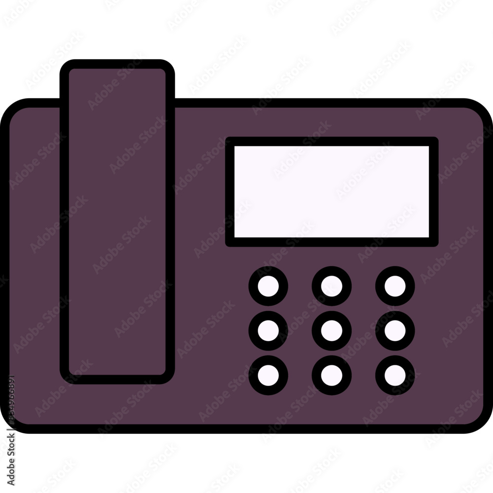 Sticker telephone icon