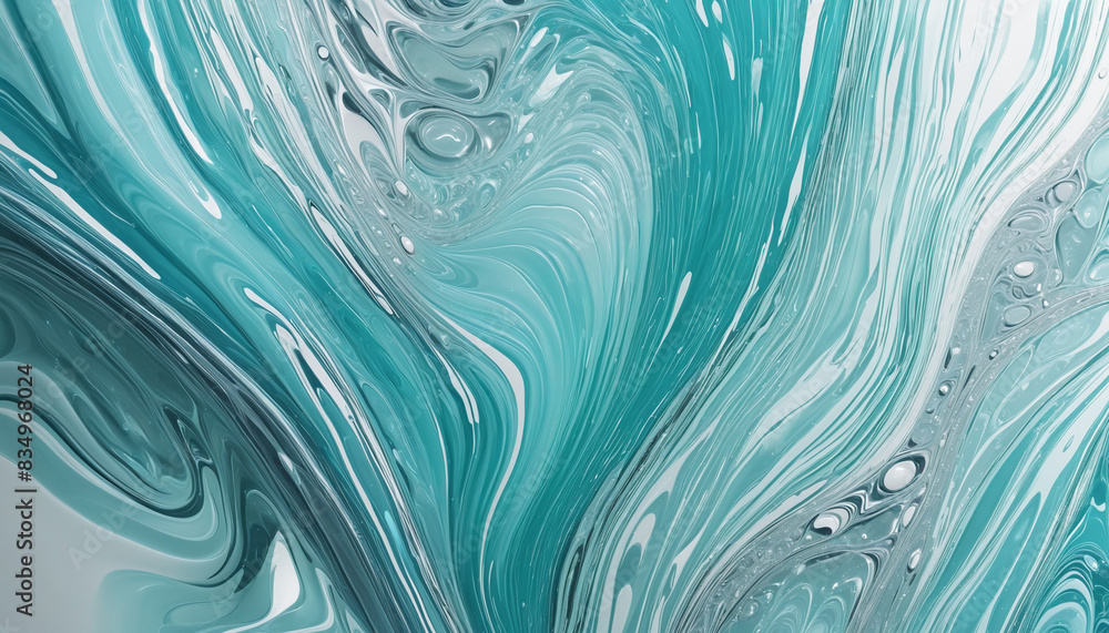 Fototapete abstract futuristic 3d design created by generative ai on a transparent background with copy space a