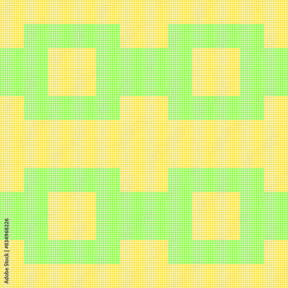 Aufkleber seamless vector pattern with colorful geometric shapes on a light background