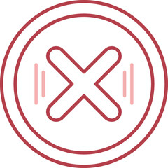 Obraz premium Cancel Icon