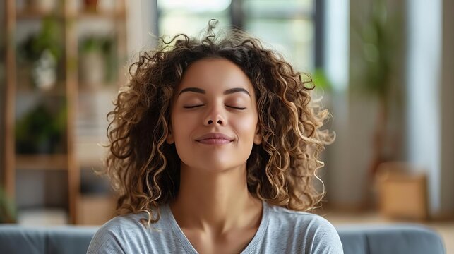 A psychologist conducting a relaxation exercise with a patient focus on relaxation, mindfulness theme, realistic, overlay, peaceful room backdrop