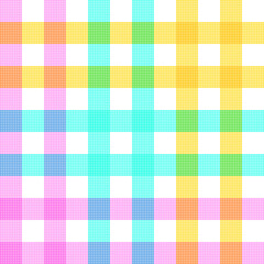 Vintage pink gingham seamless pattern, perfect for textile or fabric design