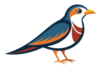 A martin bird vector artwork illustration